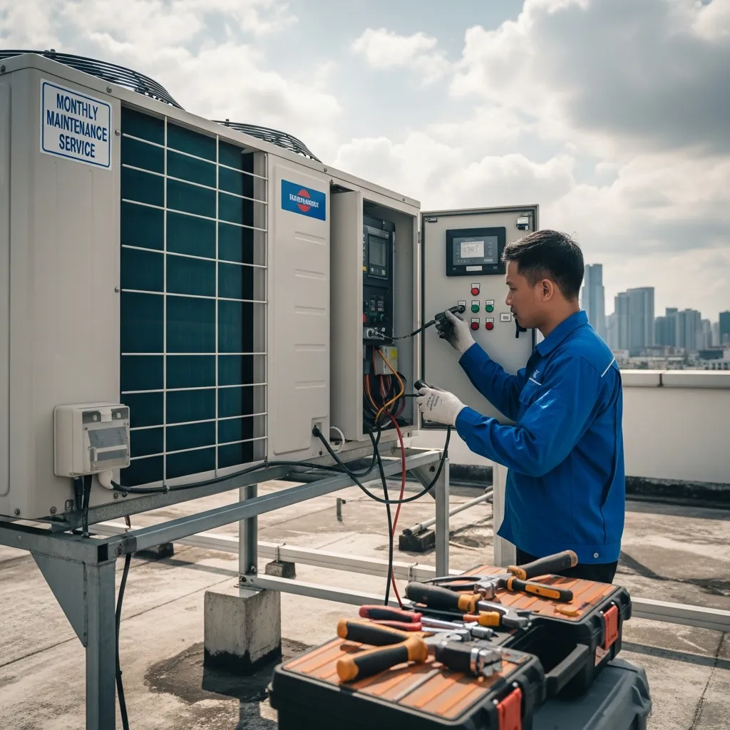 Månedlig vedligeholdelsestjeneste